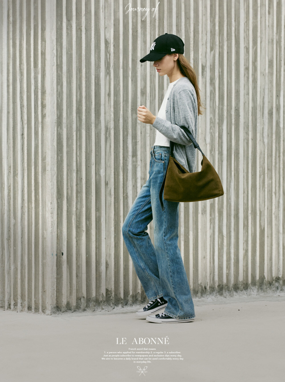 ショルダーバッグ・ポシェット ^LE ABONNE^ BECKY BAGKHAKI BROWN AB2479BG003MKBFR MUSINSA | LE ABONNE BECKY BAG_KHAKI BROWN