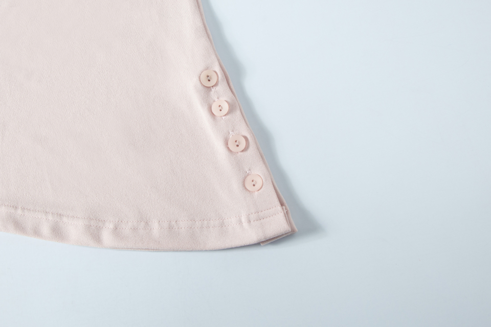 【Bellialeu】24fw One shoulder button tee MUSINSA | BELLIALEU ONE SHOULDER BUTTON TEE-PINK