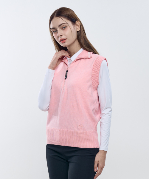 Женский трикотажный жилет на молнии M5WV15 3 Colors