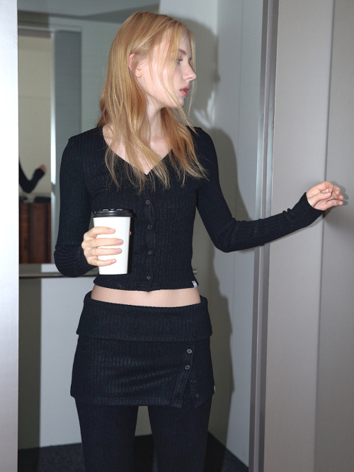 AS базовый кардиган FW [BLACK]