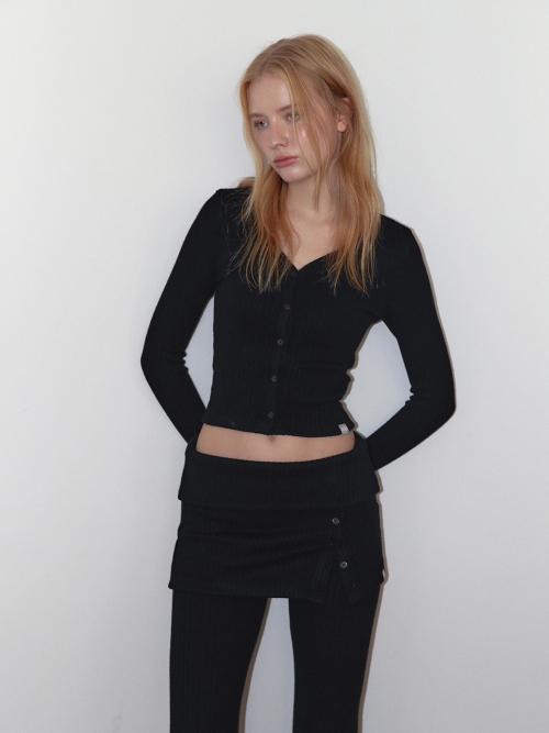 AS базовый кардиган FW [BLACK]