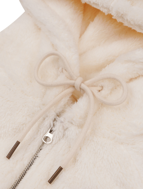 Женское худи из искусственного меха Ivory (FCE4ZP552W)