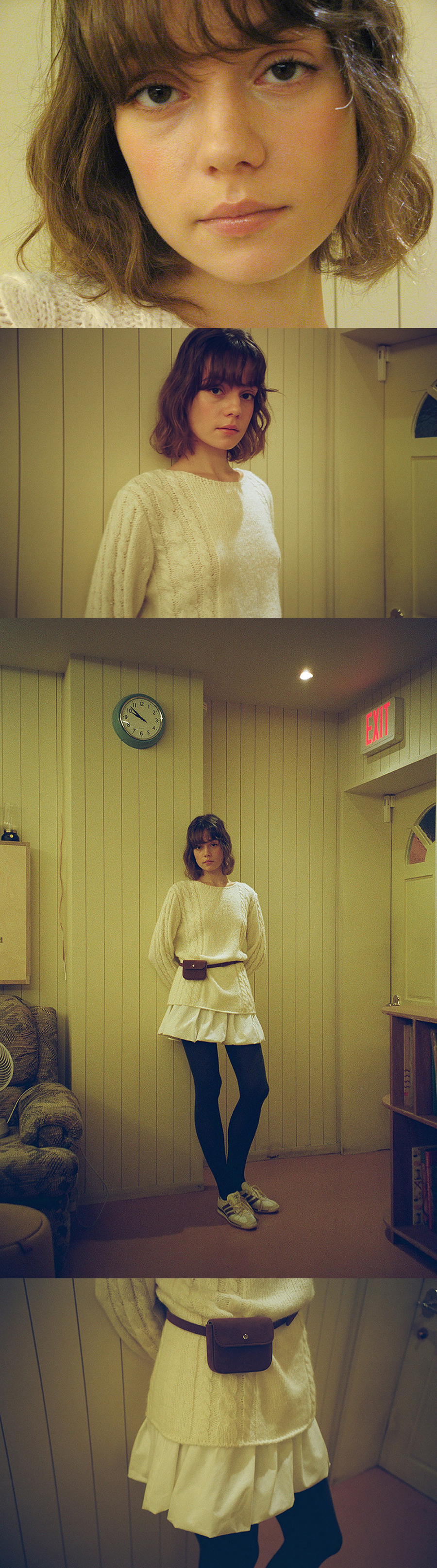 썸웨어버터(SOMEWHEREBUTTER) Vintage Suede Belt Bag - 2Color