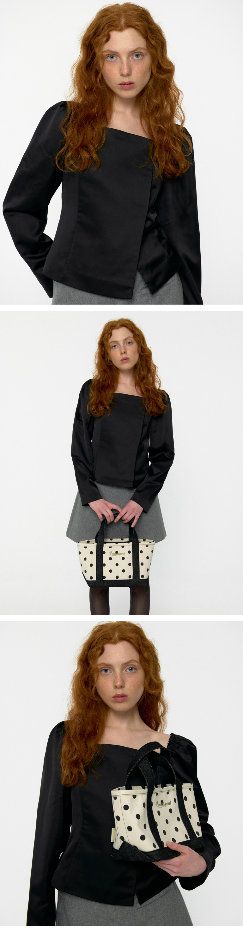 【Loulouseoul】24fw Butterfly Taylor Wool Skirt 루루서울(LOULOUSEOUL) Butterfly Taylor Wool Skirt (Gray