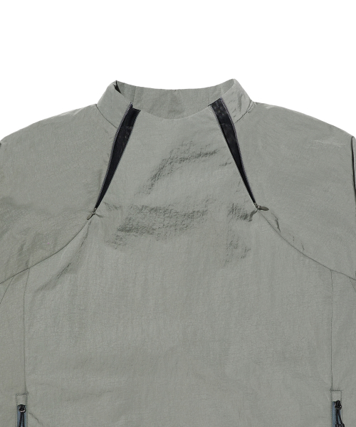 POLARTEC LINING MOCK NECK TEE (хаки)