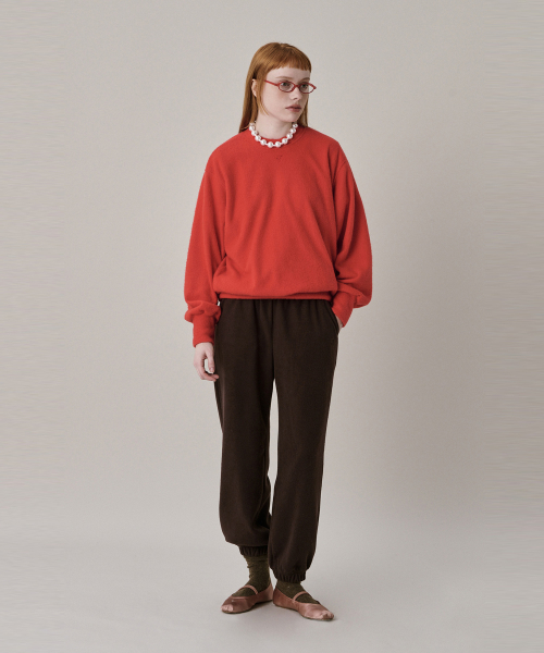 New Logo Fleece Sweatshirt — Red