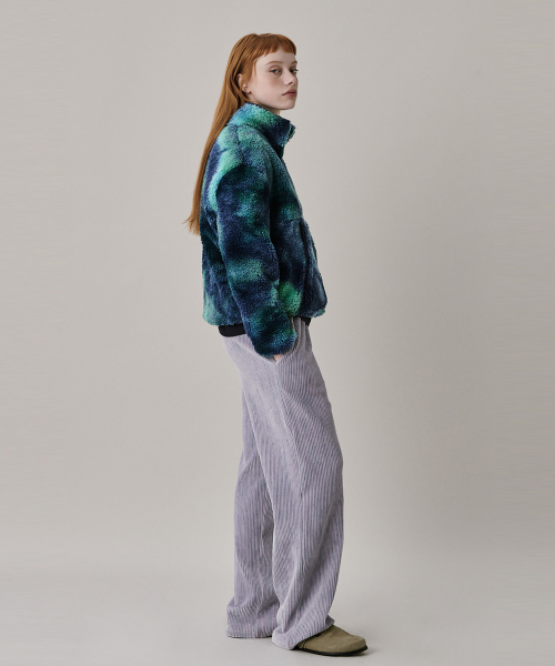 24 Shearing Half Zip-up_Blue (24 флисовый анорак_Blue)