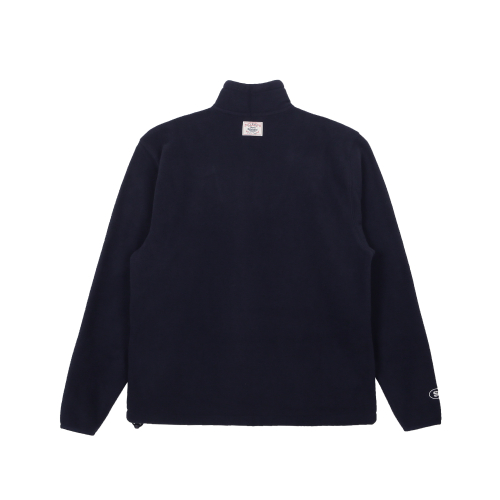 Флисовый свитшот на молнии 1/2 (Navy)