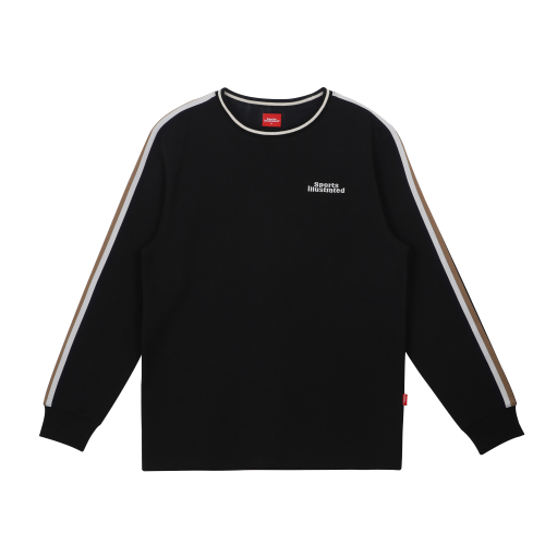 Свитшот с контрастными полосками (Black)