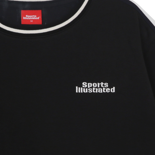 Свитшот с контрастными полосками (Black)