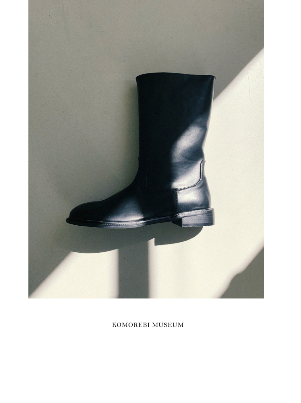 ◆KOMOREBI MUSEUM◆ KM009L Wide Classic Middle Boots Natural MUSINSA | KOMOREBI MUSEUM KM009L Wide Classic Middle Boots