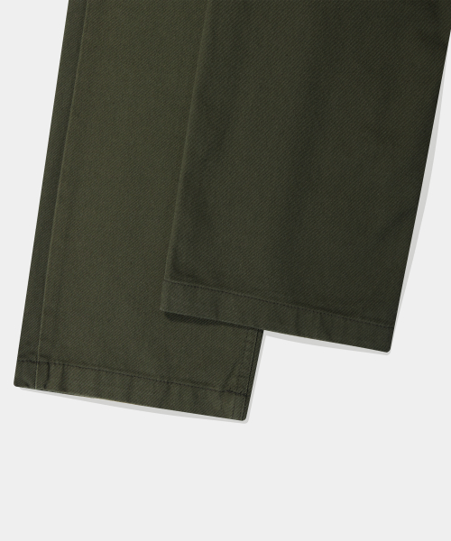 Хлопковые брюки карго полуширокого кроя [Khaki]
