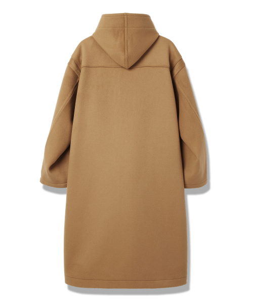 OVERSIZE WOOL DUFFLE COAT - CAMEL