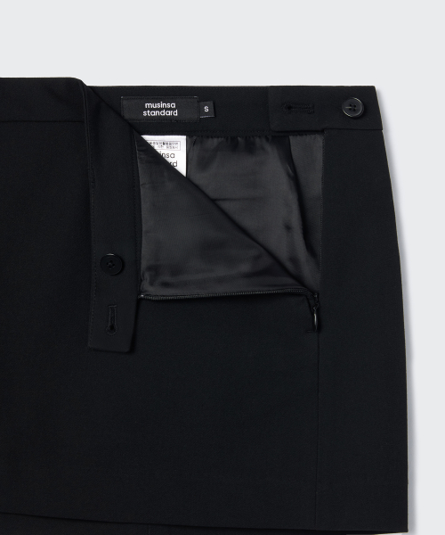 Womens Low Rise Mini Skirt [Black] thumbnail 3