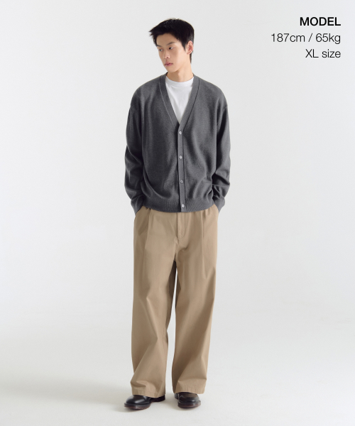Базовый кардиган из хлопка и тенселя [Medium Grey]