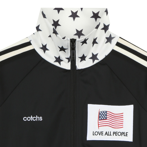 DINO DRIVER TRACK JACKET-BLACK