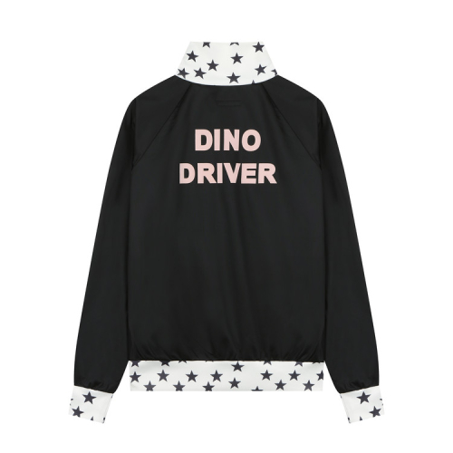 DINO DRIVER TRACK JACKET-BLACK