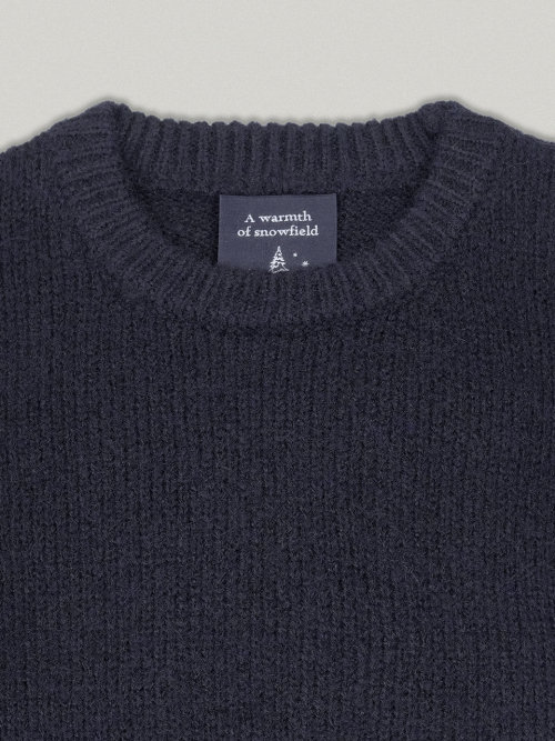 STEADY ROUND KNIT [NAVY]