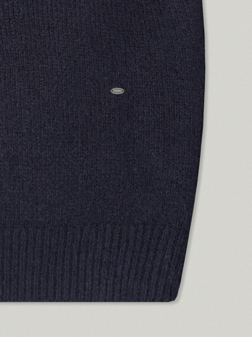 STEADY ROUND KNIT [NAVY]