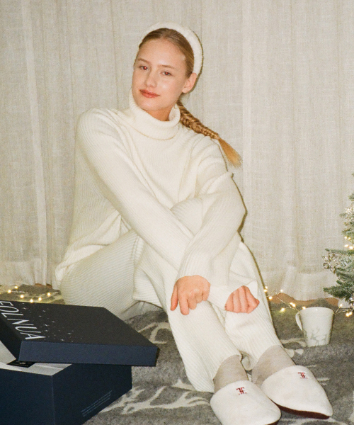 SNUG KNIT PANTS [2COLOR]