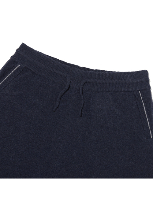 Детские трикотажные брюки жаккард (Navy)