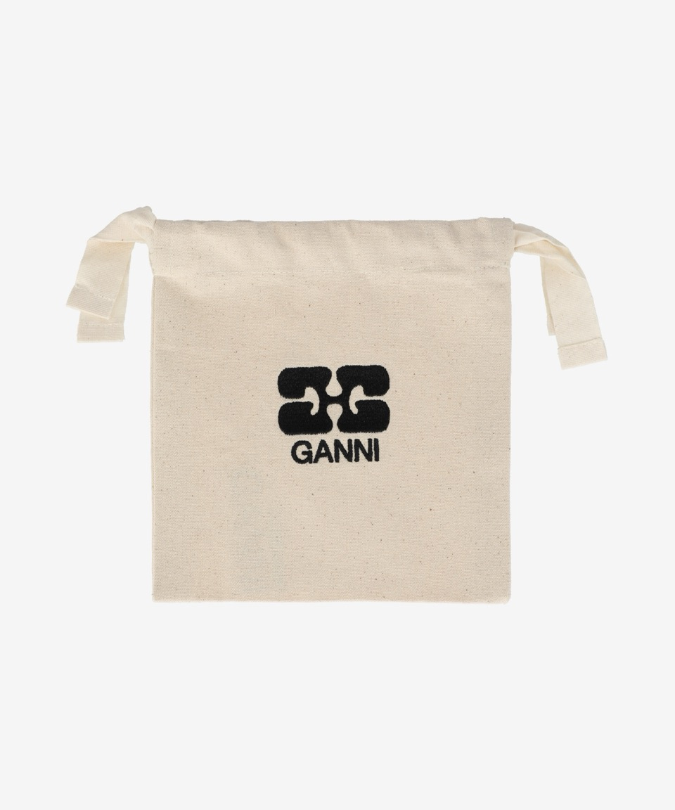 MUSINSA | GANNI Gani Boo Card Holder - Black / A6392099