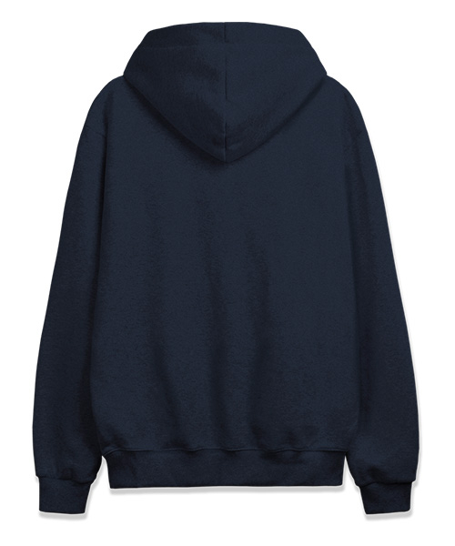 Худи на молнии N CLASSIC [Navy] (с начесом на выбор)
