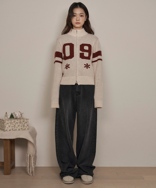 lotsyou_Twinkle Denim Pants Black