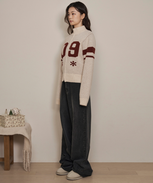 lotsyou_Twinkle Denim Pants Black