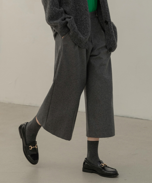 CLASSIC WIDE BURMUDA PANTS_NWPT4170 (CHARCOAL)
