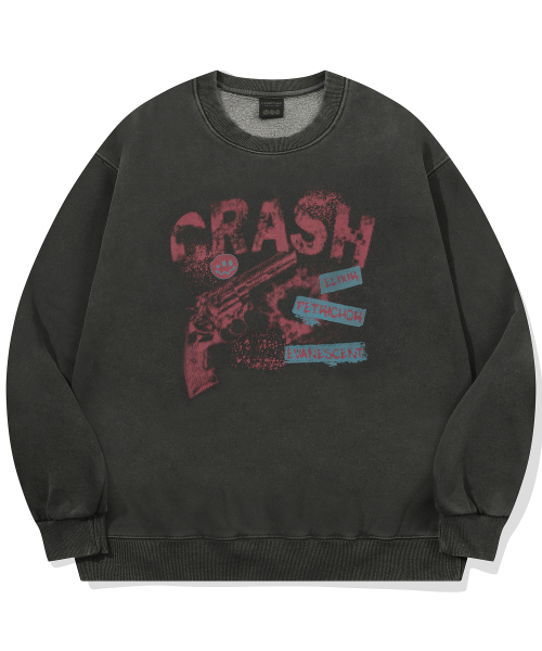 Свитшот Crush Pigment (Smoke Black)