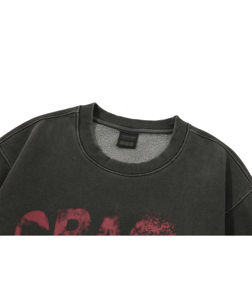 Свитшот Crush Pigment (Smoke Black)