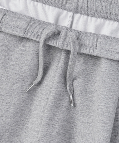 [COOLTANDARD] WOMENS DEEP TUCK VARIABLE WIDE LOUNGE SWEAT PANTS [MEDIUM GREY]