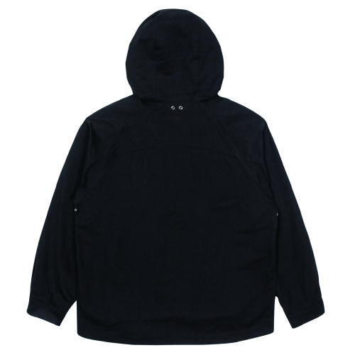 STITCH HOODED JACKET-[BLACK]