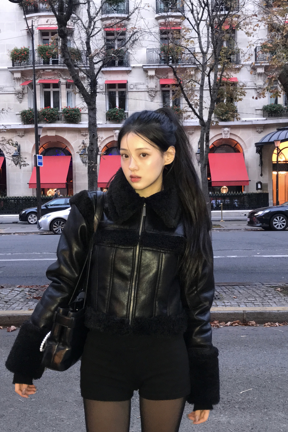 【KHAKIPOINT】 Fur MUSTANG (Black)★韓国発★★早い者勝ち MUSINSA公式 | KHAKIPOINT Stitch Fur Mustang (black)