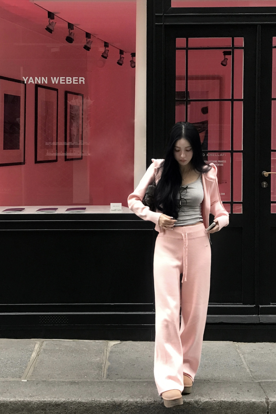パンツ KHAKIPOINT Basic Knit Pants (pink) MUSINSA | KHAKIPOINT Basic Knit Pants (pink)