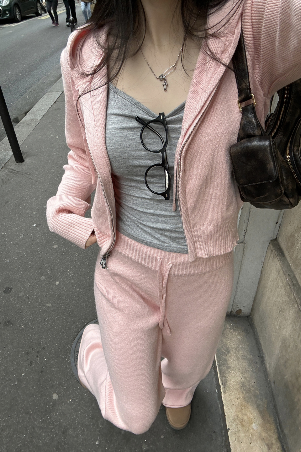 ◇KHAKIPOINT◇ Basic Knit Pants pink MUSINSA | KHAKIPOINT Basic Knit Pants (pink)