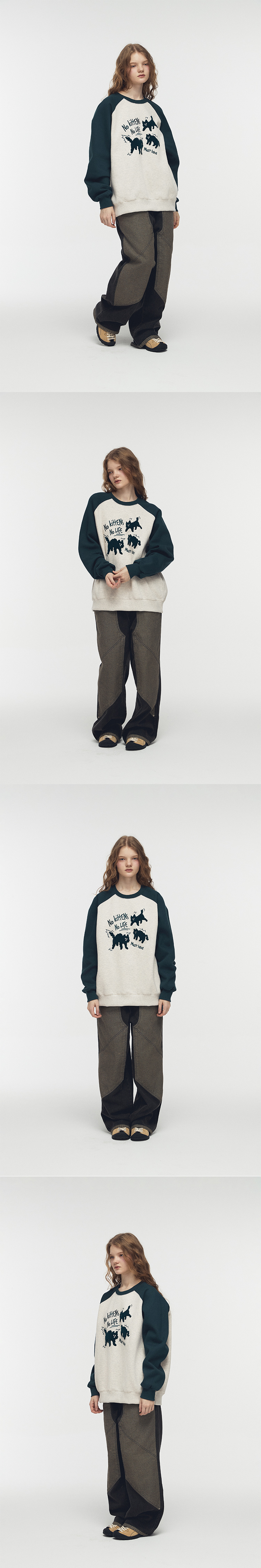 MUSINSA | CPGN STUDIO Cat Buckle Embroidery Raglan