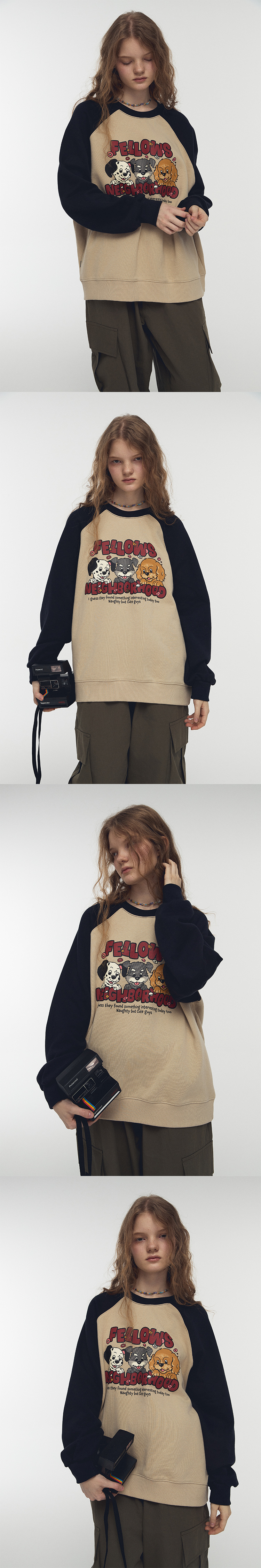 MUSINSA | CPGN STUDIO Fellow Raglan Sweatshirt Navy