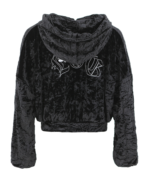 FLY HOOD JUMPER IN BLACK (вельветовая куртка с капюшоном)