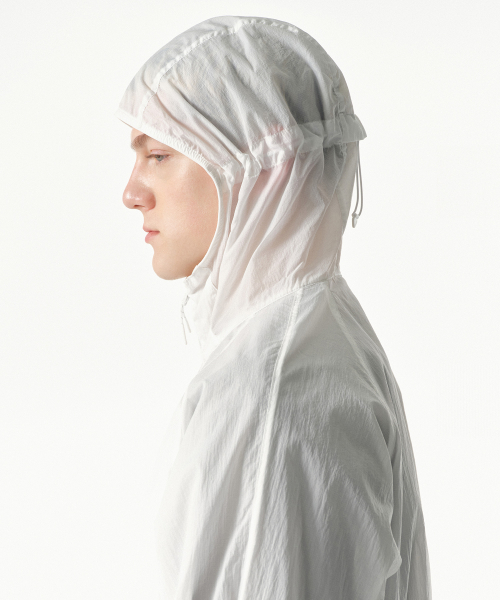 CITY LEISURE LIGHTWEIGHT PACKABLE WINDBREAKER JACKET 2 [WHITE]