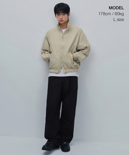 MUSINSA公式 | MUSINSA STANDARD オーバーサイズハイネックウィンド