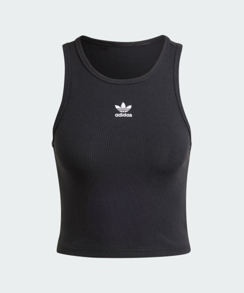 Майка в рубчик - Black IW5736
