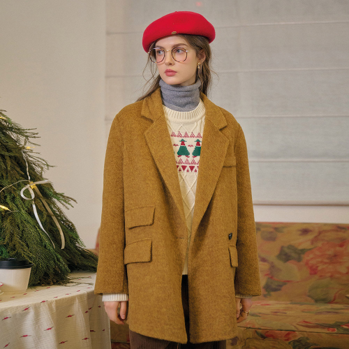 SR_Vintage loose fit wool blazer