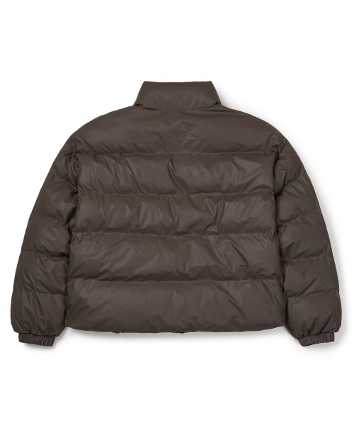 Patch Leather Padded-Brown