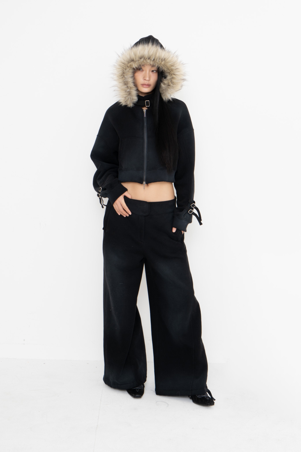 2000아카이브스(2000ARCHIVES) LUXURY IS A DREAM HOODIE ZIP UP 