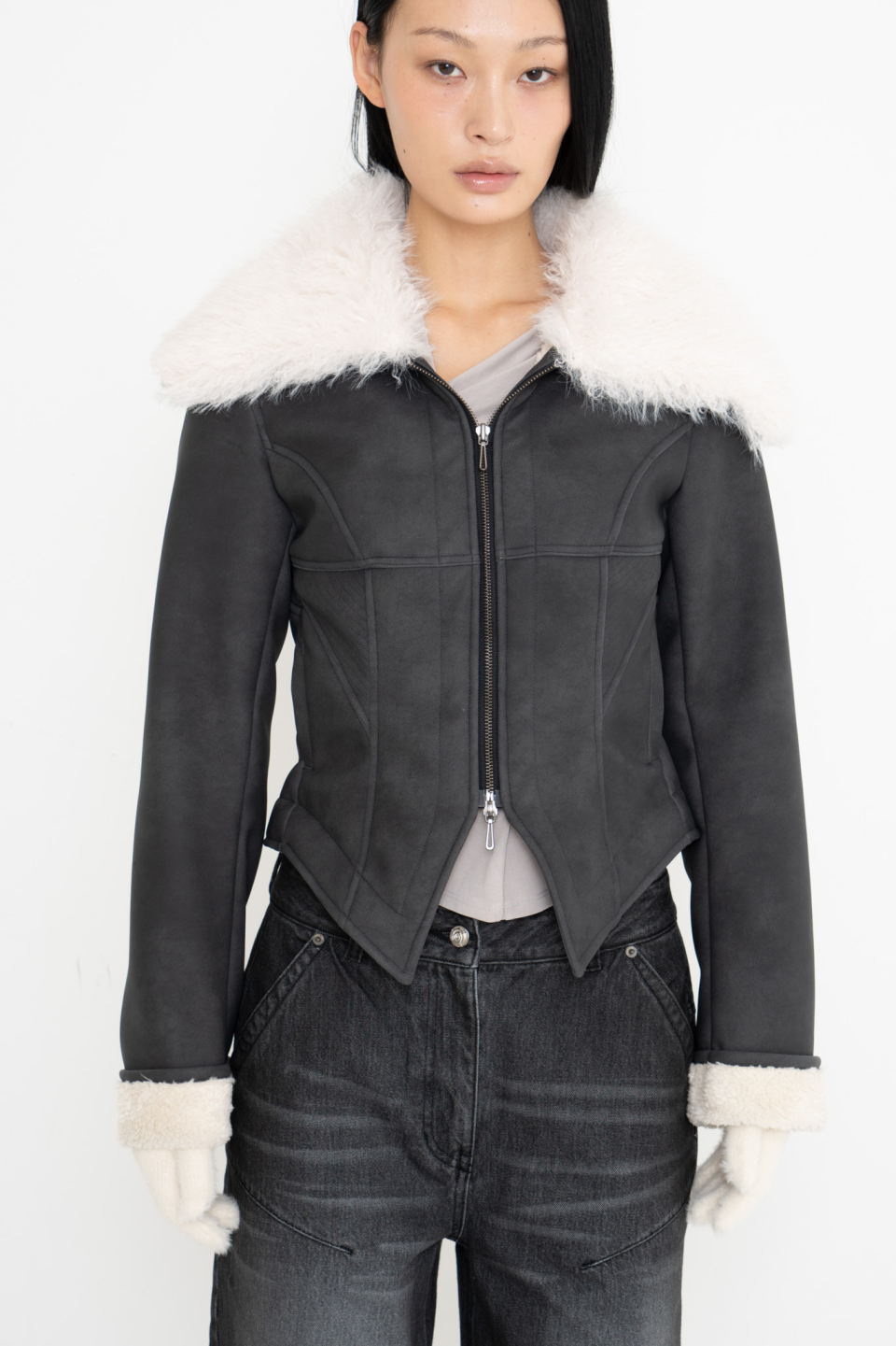 ALEX FUR MUSTANG JACKET (BLACK) - 감도 깊은 취향 셀렉트샵 29CM