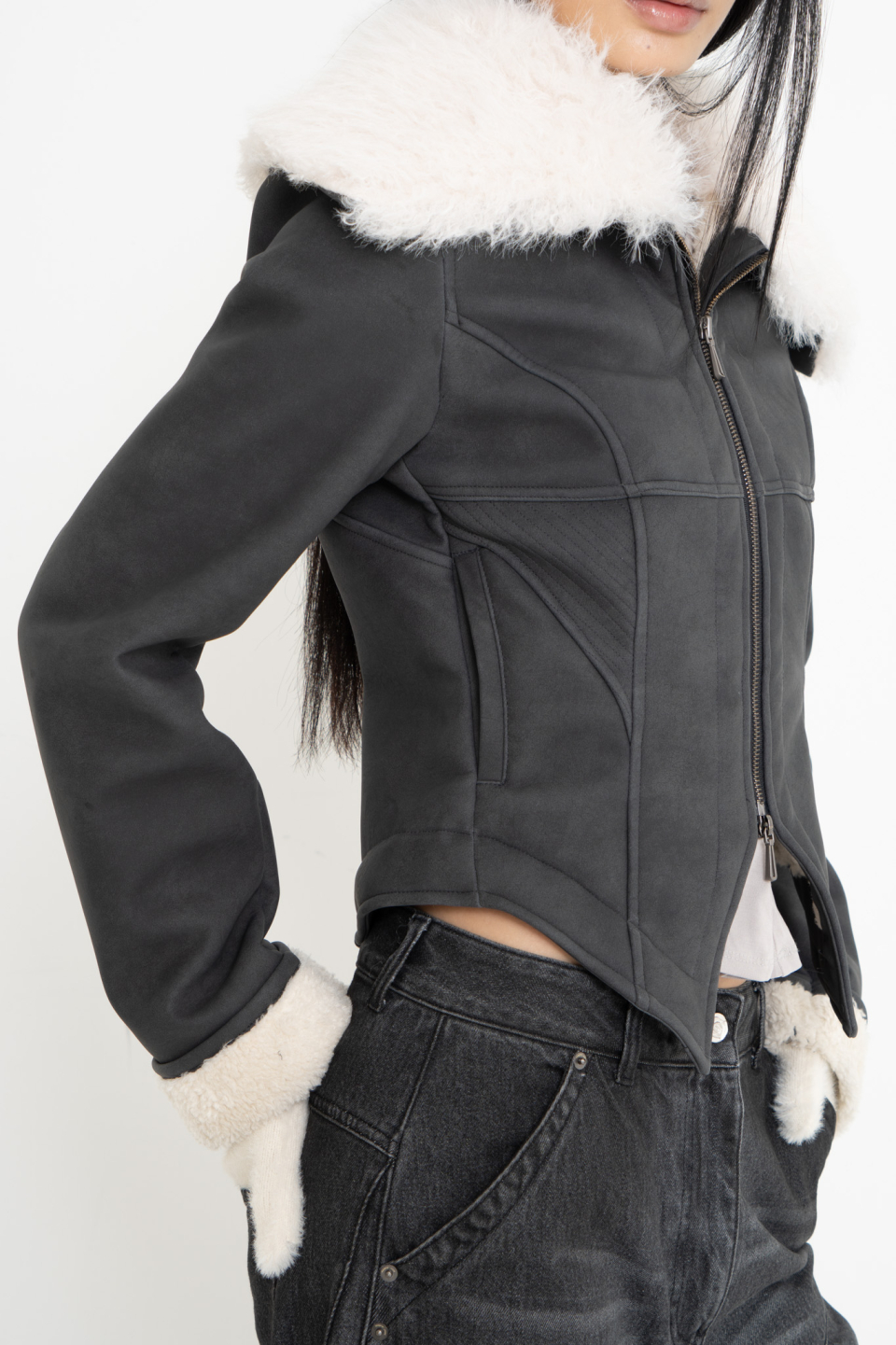 2000ARCHIVES★韓国★人気★ALEX FUR MUSTANG JACKET マスタング MUSINSA | 2000ARCHIVES ALEX FUR MUSTANG JACKET (BLACK)