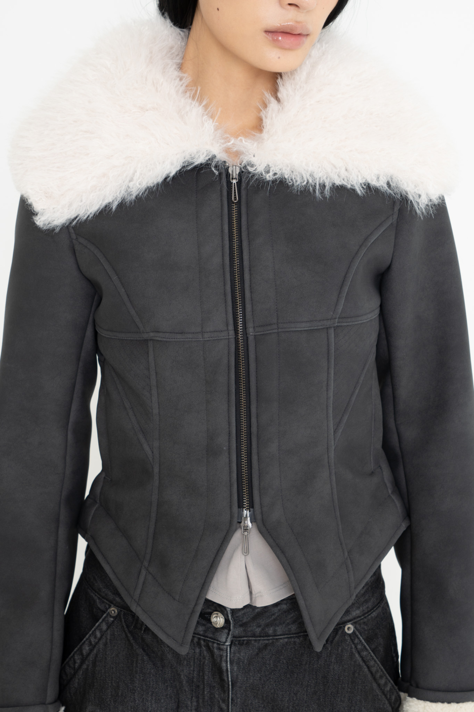 2000ARCHIVES★韓国★人気★ALEX FUR MUSTANG JACKET マスタング MUSINSA | 2000ARCHIVES ALEX FUR MUSTANG JACKET (BLACK)