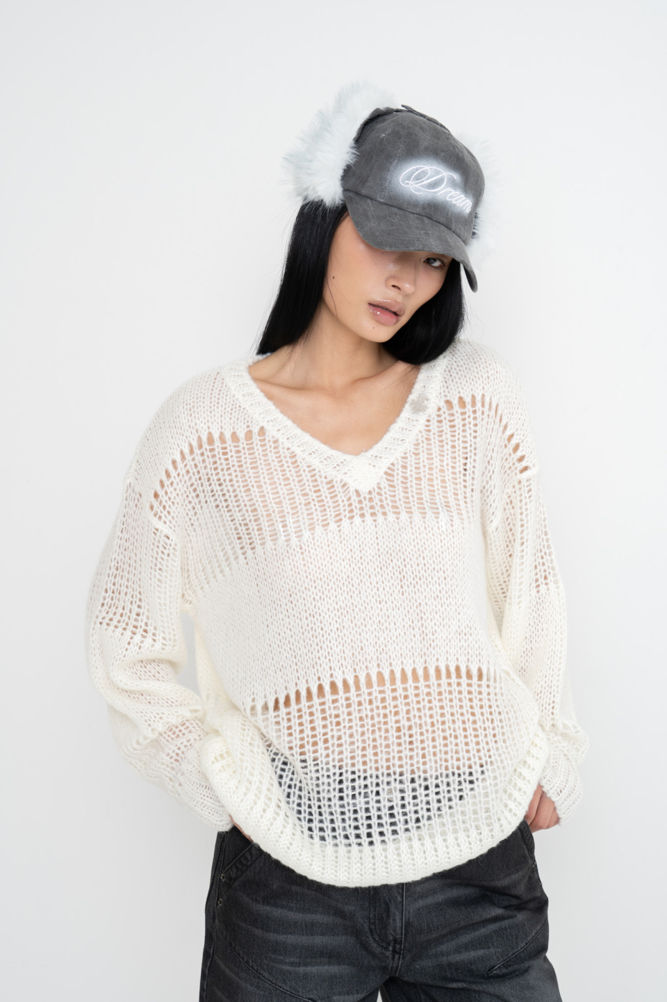 ★早期完売★2000 ARCHIVES★DREAM FAUX FUR CAP EARFLAP CAP★ 2000 ARCHIVES] DREAM FAUX FUR CAP EARFLAP CAP (2000Archives